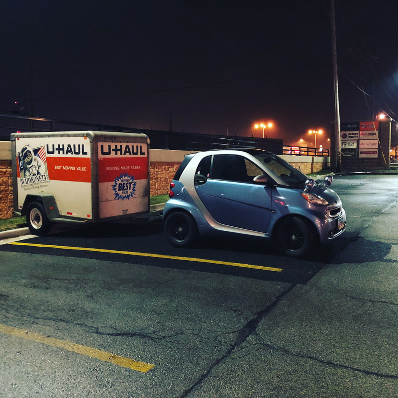 Illustration for article titled 5,000 Miles, Dozens Of U-Hauls, One smart.